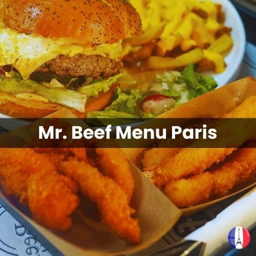 Mr. Beef Menu Prix Paris 2024 et Photos