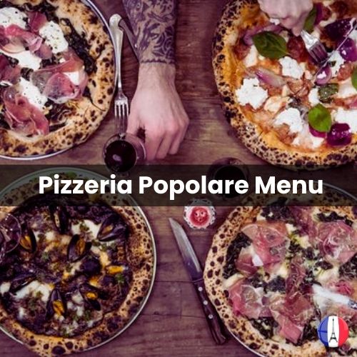 Pizzeria Popolare Menu Prix Paris 2024 et Photos