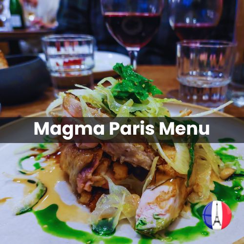 Magma Paris Menu Prix France 2024 et Photos