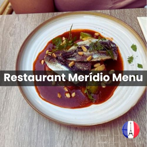 Restaurant Merídio Menu Prix Dijon 2024 et Photos