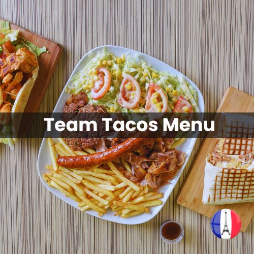 Team Tacos Menu Prix Fonsorbes 2024 et Photos