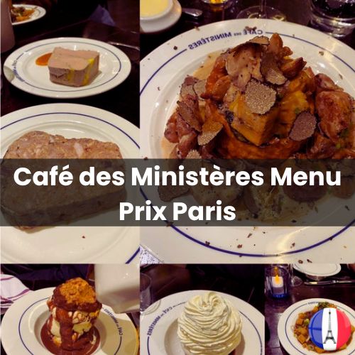 Café des Ministères Menu Prix Paris 2024 et Photos
